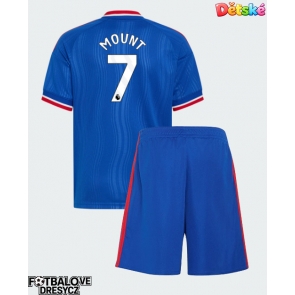 Manchester United Mason Mount #7 Dětské Venkovní dres komplet 2026-27 Krátký Rukáv (+ trenýrky)